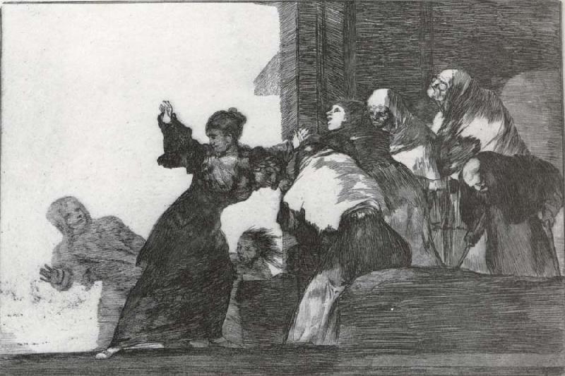 Francisco Goya Working proof for Poor folly china oil painting image